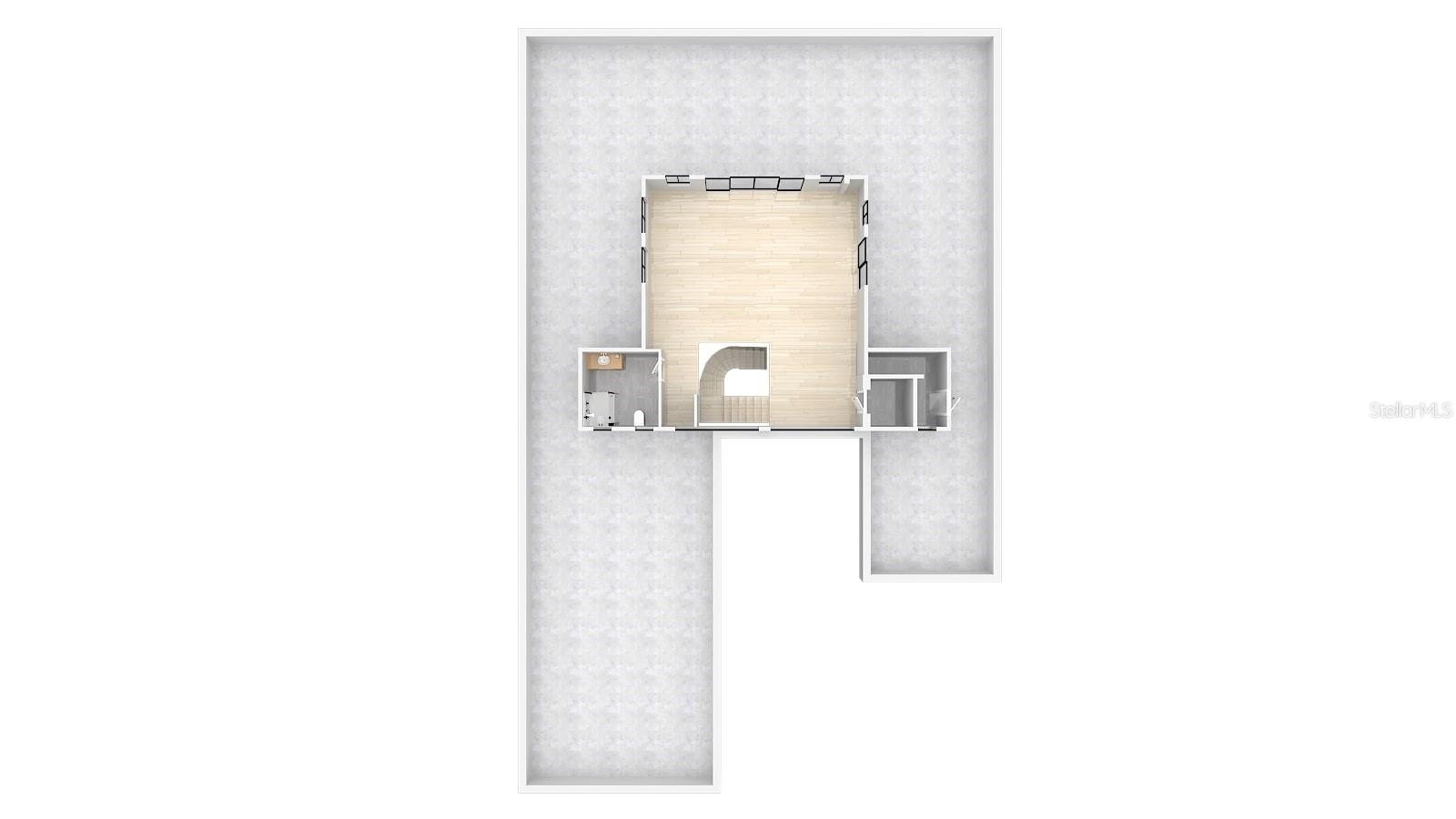 Floorplan of current plans third floor
