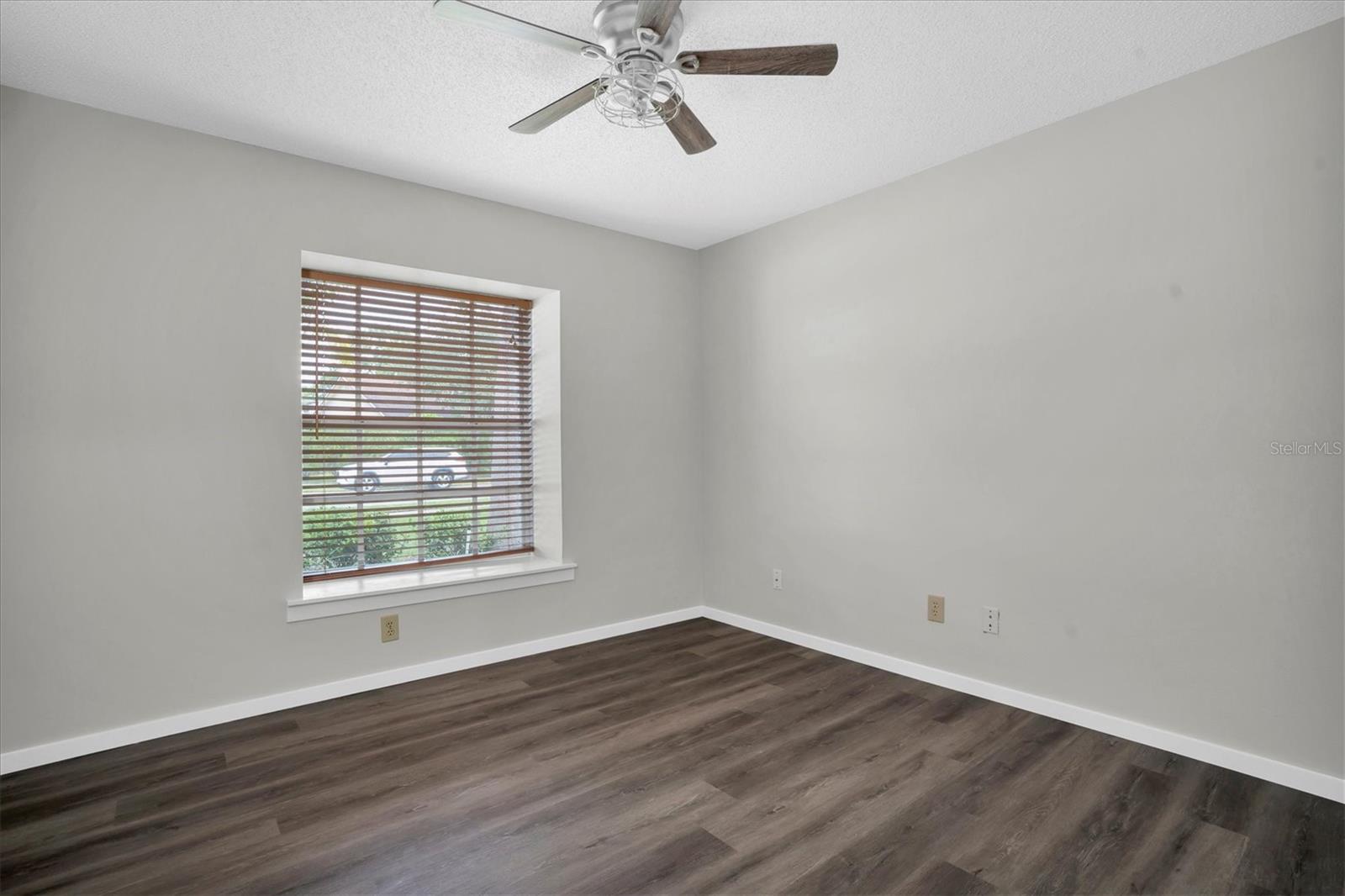 Bedroom 3 with NEW Luxury Vinyl Plank flooring