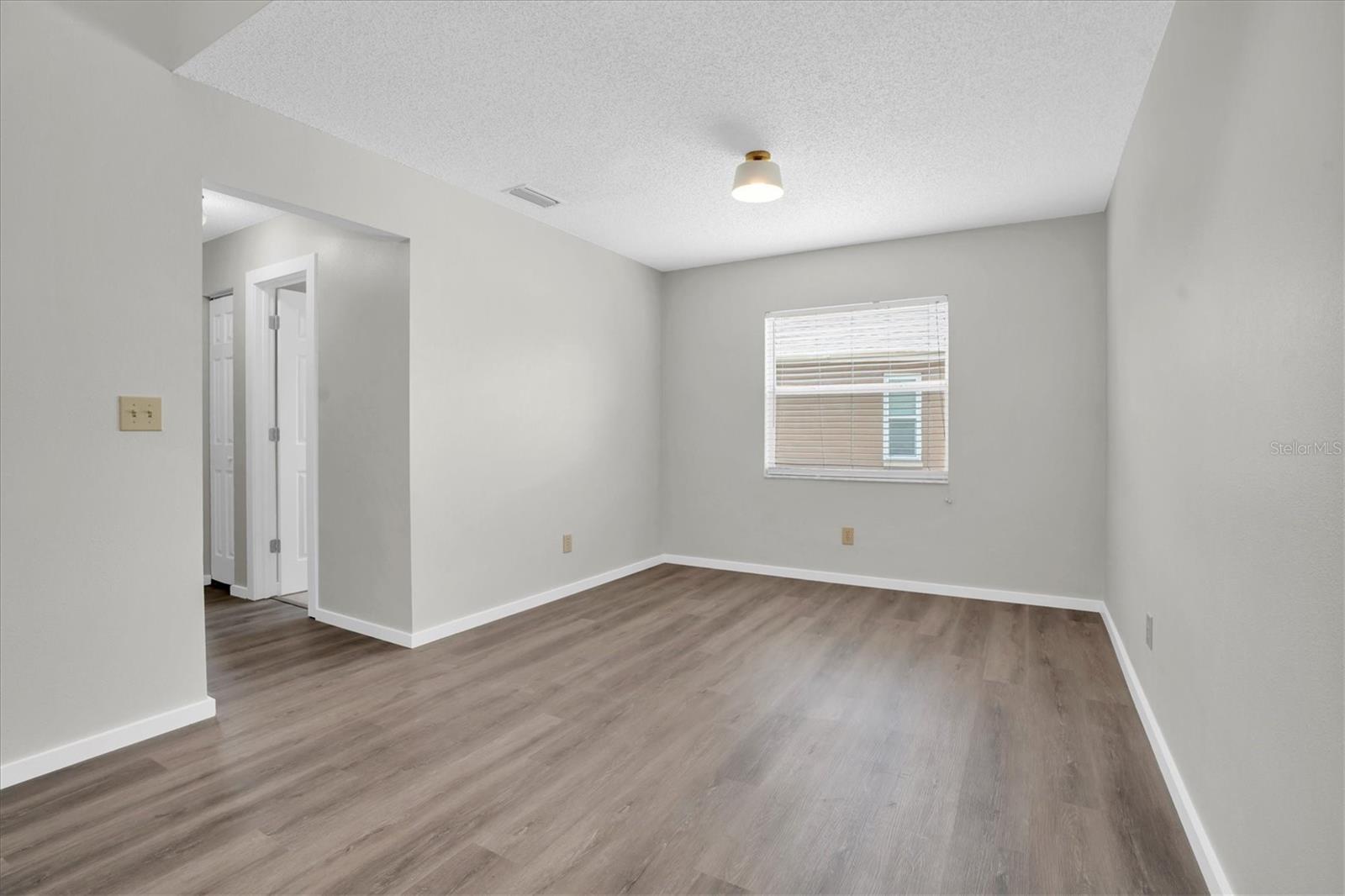 Dining area with plenty of wall space