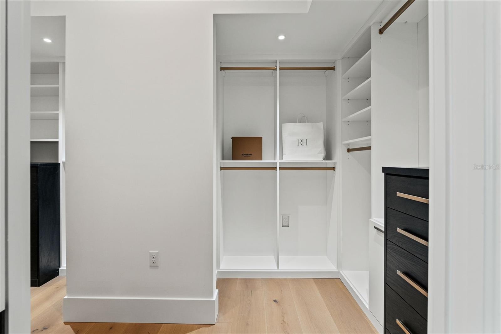 Downstairs Primary Closet