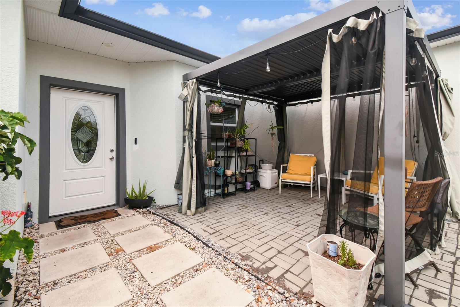 Front paver patio