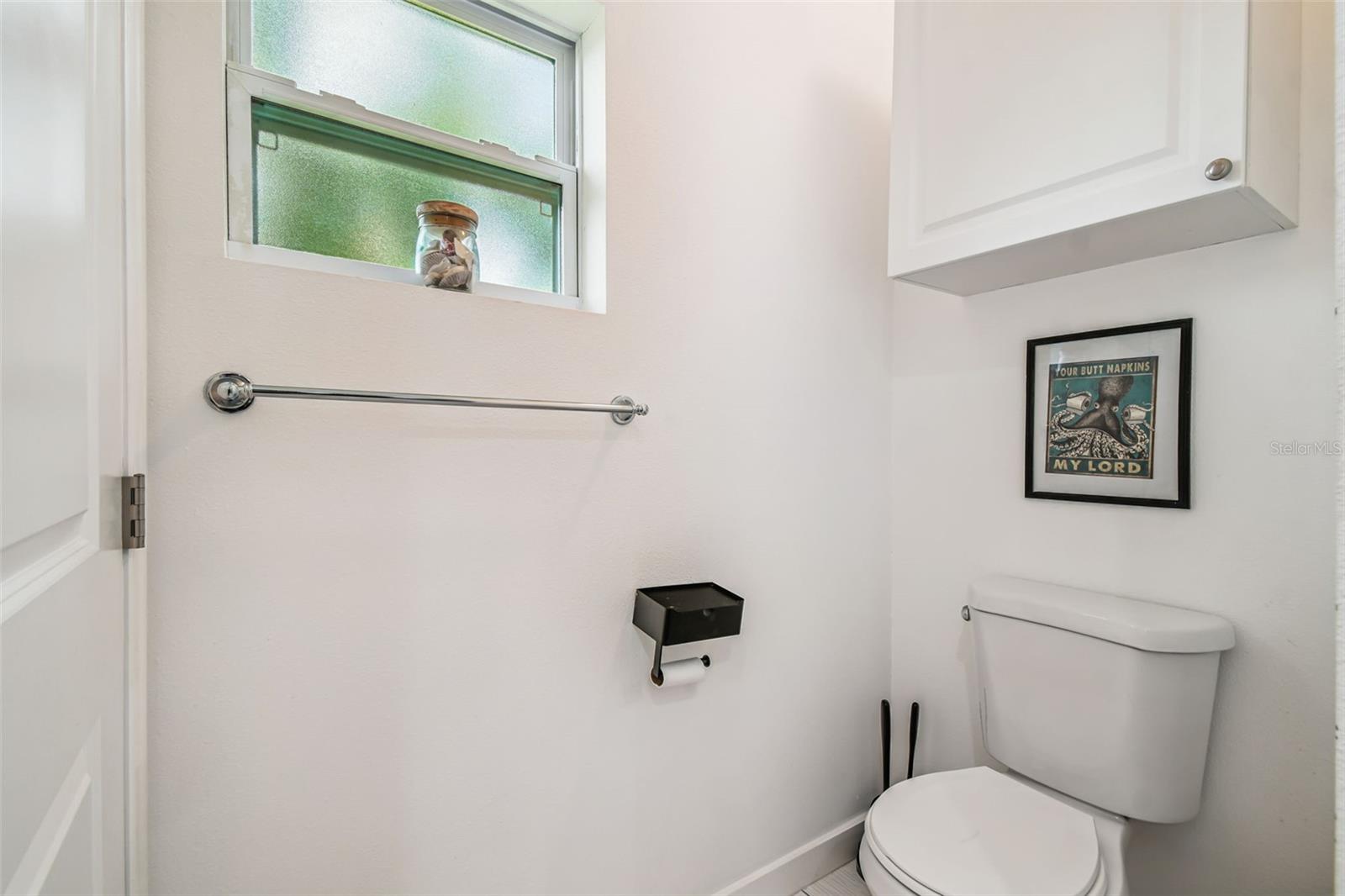 Spacious Primary Suite Linen Closet to the left