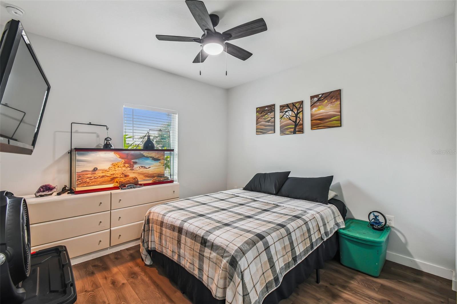 Bedroom #2 - Laminate Floors - Upgraded fan package