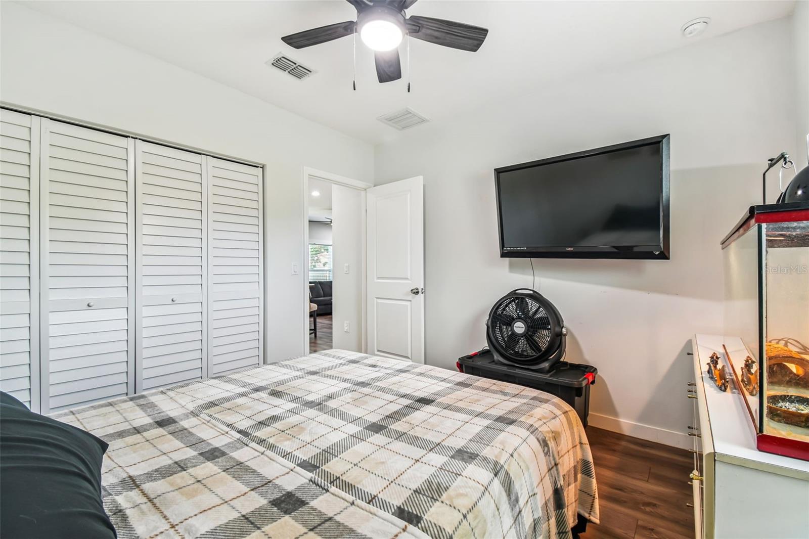 Bedroom #2 - Built in closet