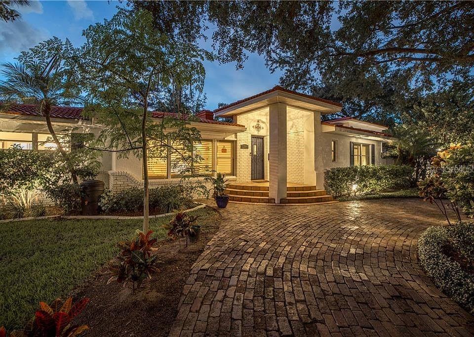 House front & brick drive