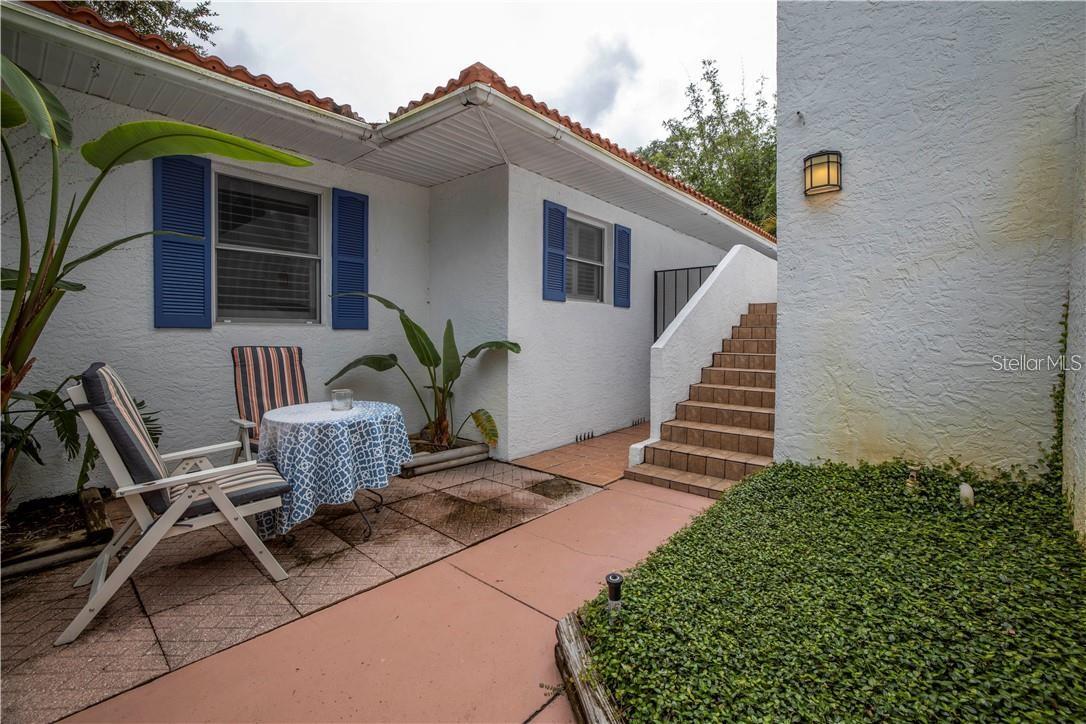 Path to Apt & Courtyard
