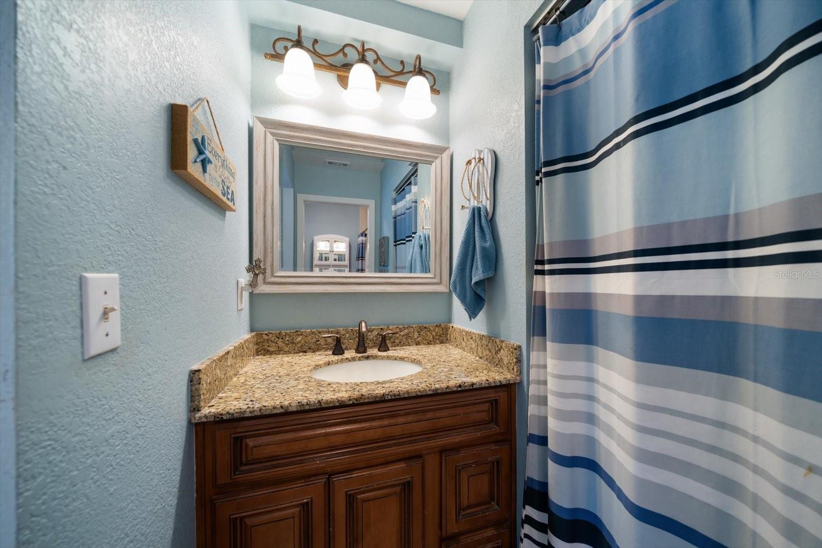 Updated vanity and walk in closet