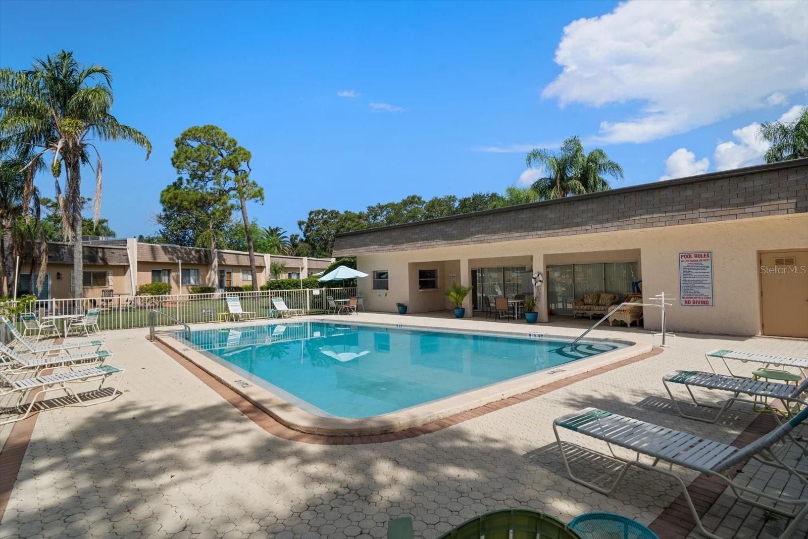 Heated pool