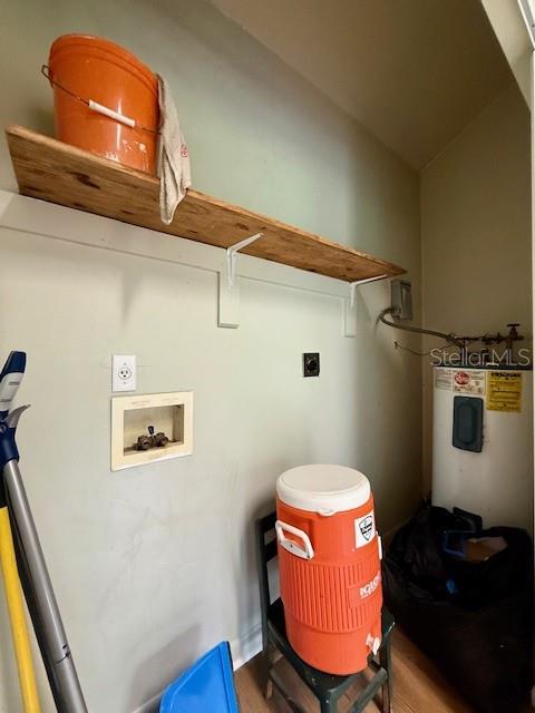 Indoor laundry room