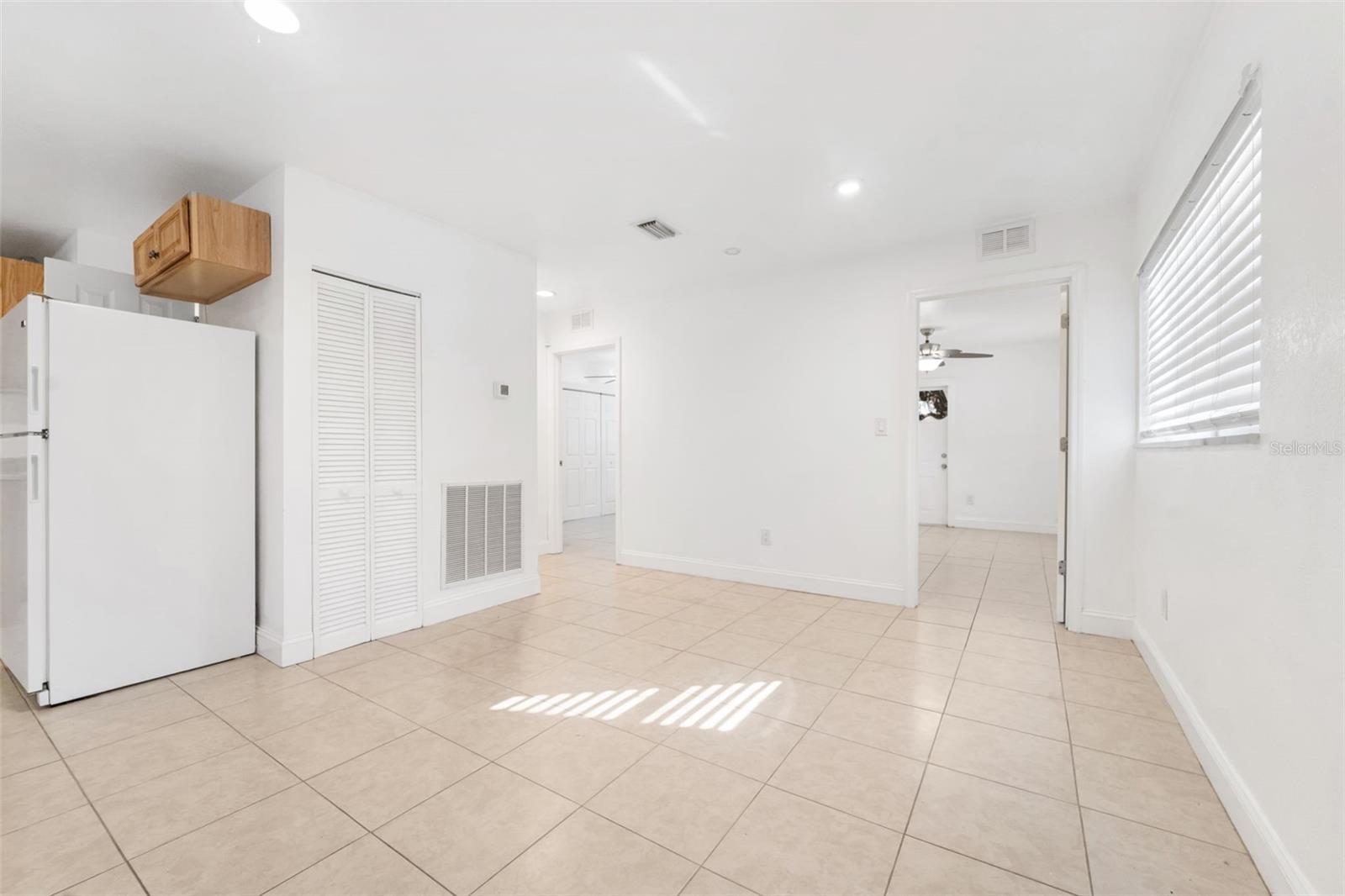2 bedrooms opposite side of the office space
