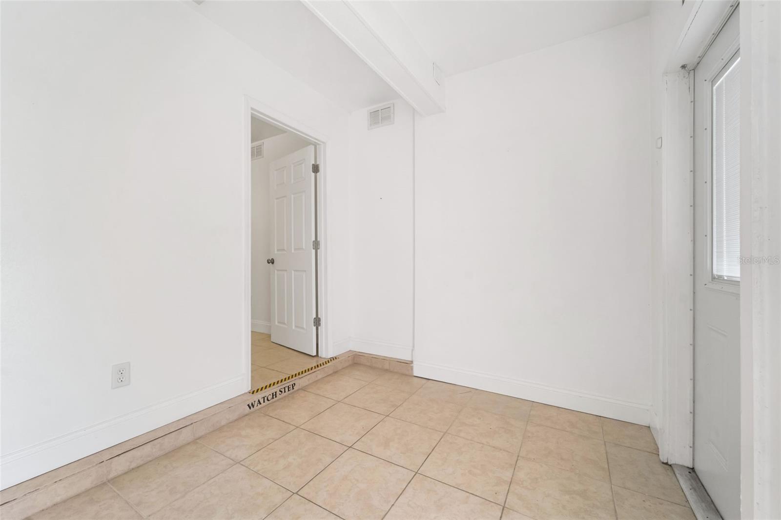 reception area with separate entrance