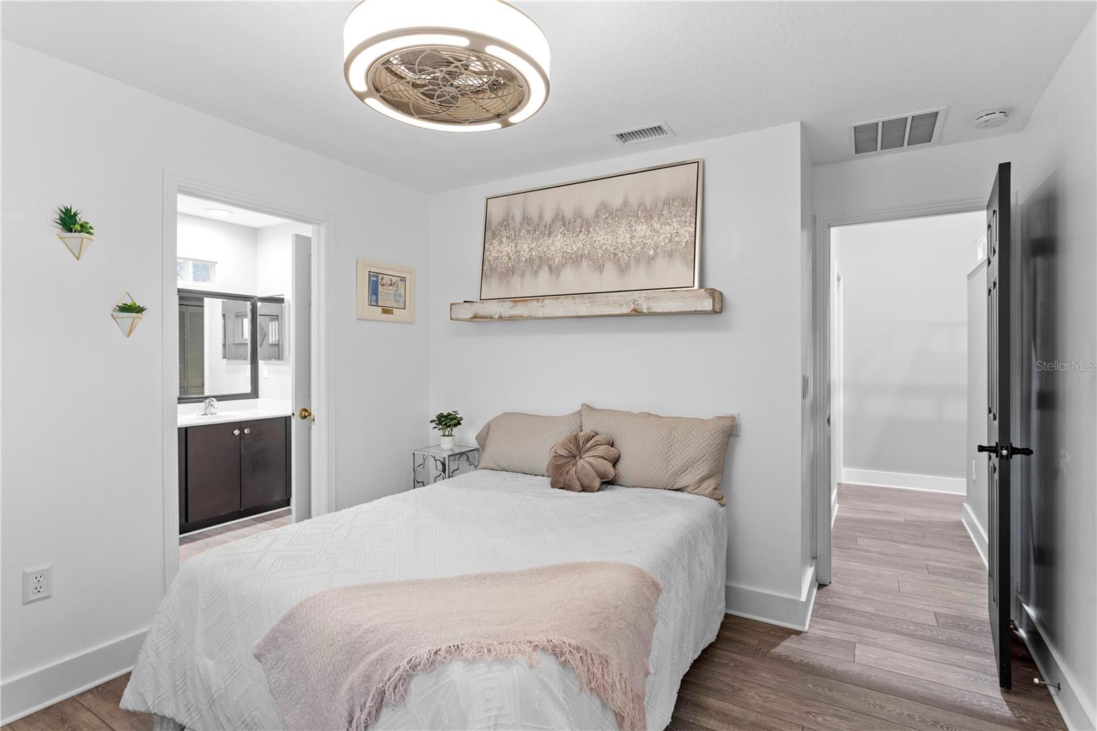 The third bedroom