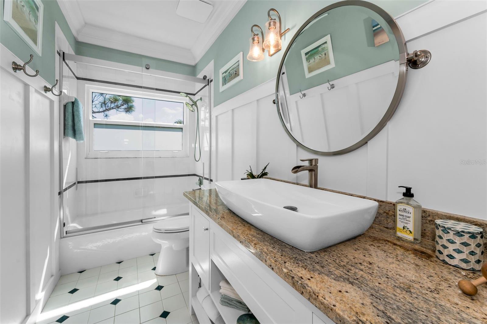 Bathroom near office/bedroom