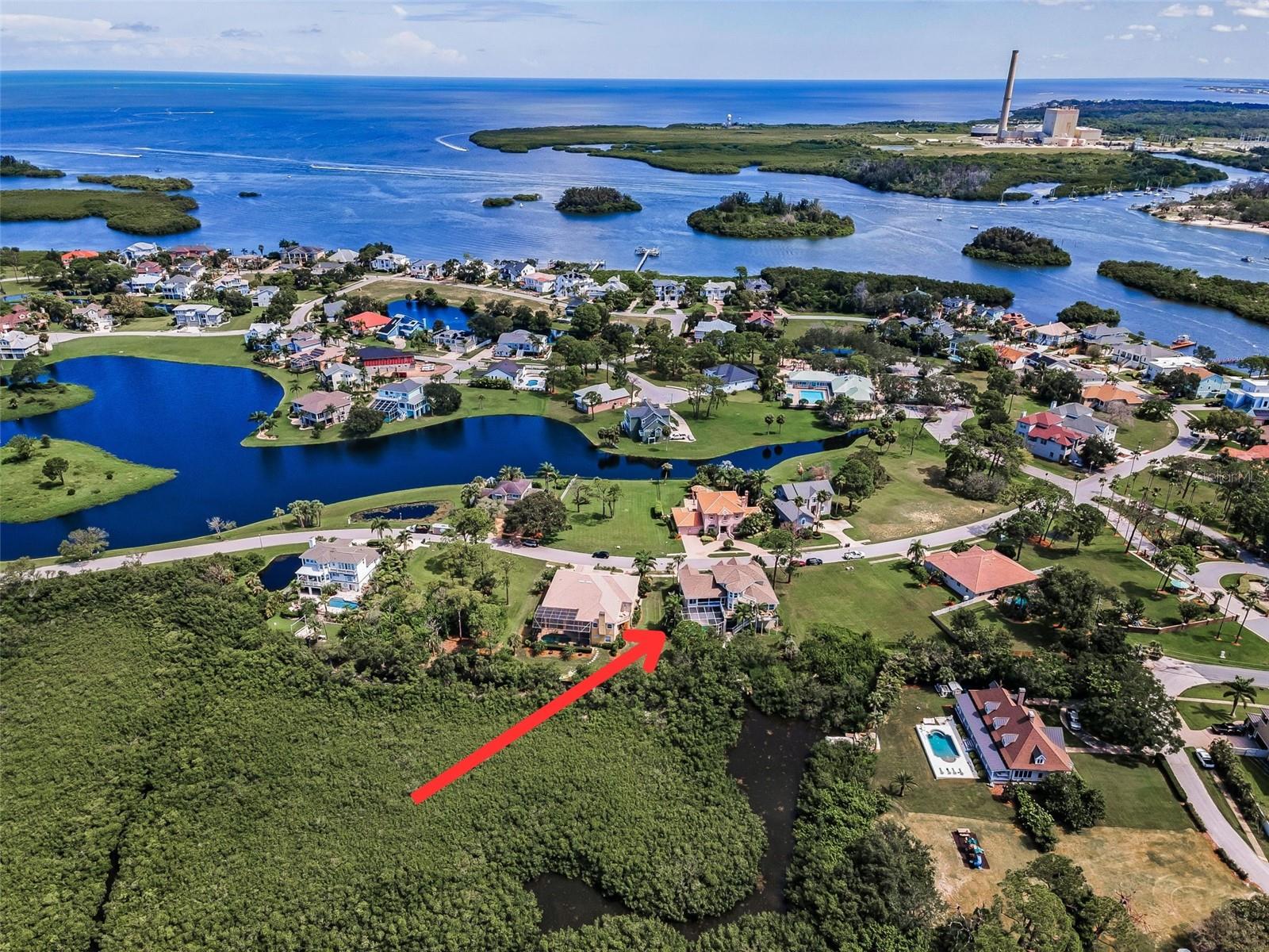 Waterfront private enclave