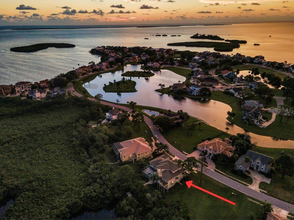 Aerial View of Harbour Watch and the Gulf
