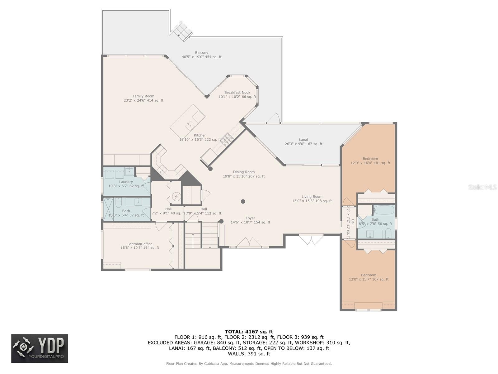 Floor plan main level
