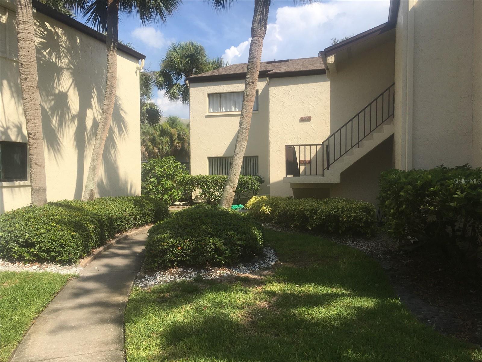 Walkway from Carport parking to unit