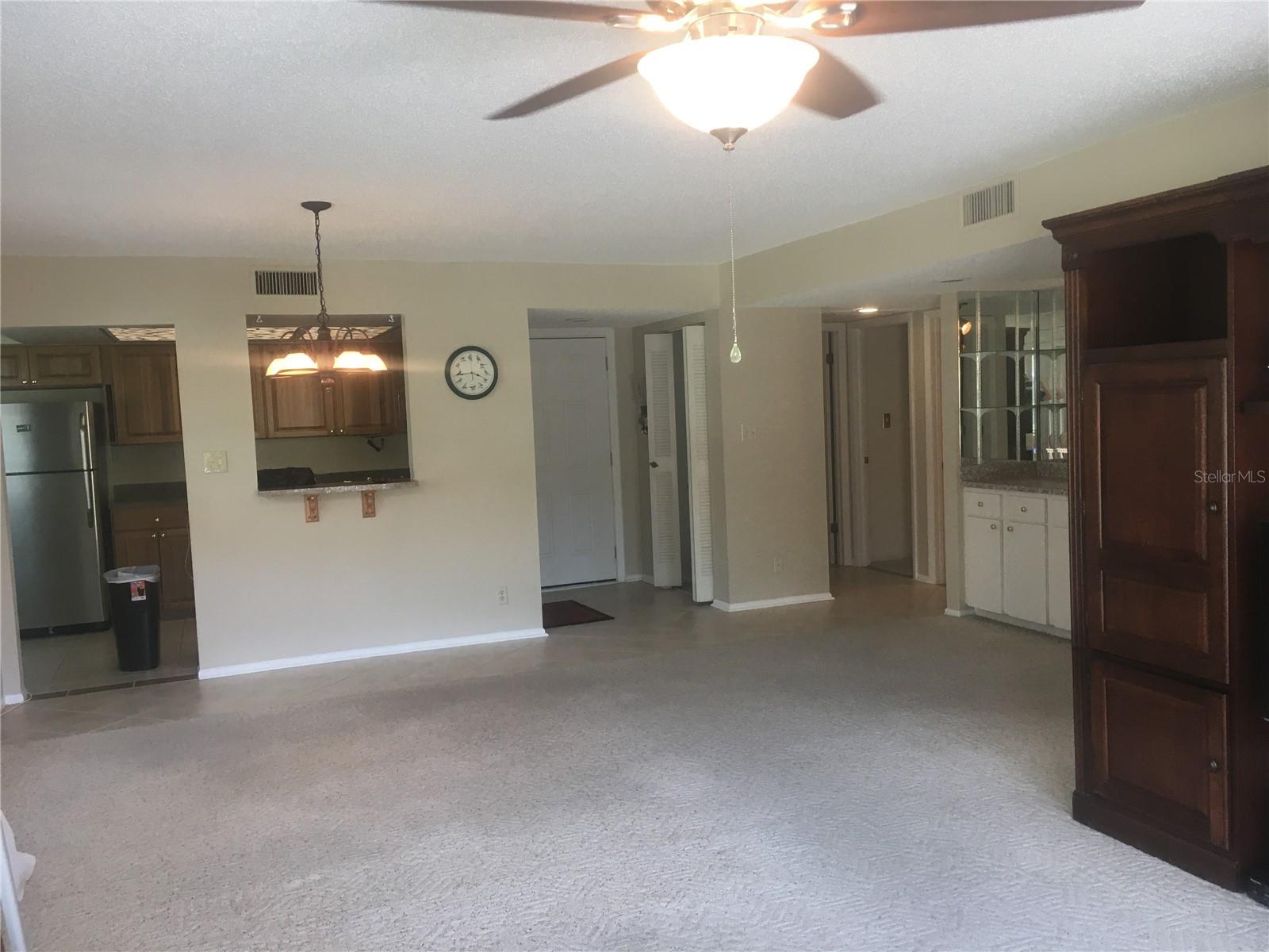 From Living Room, kitchen to left