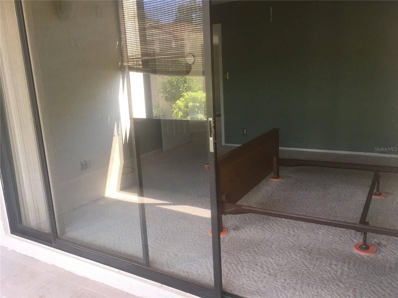 Master Bedroom through sliders