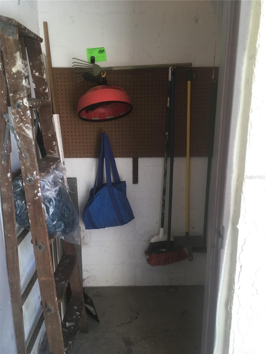 Rear Storage Closet