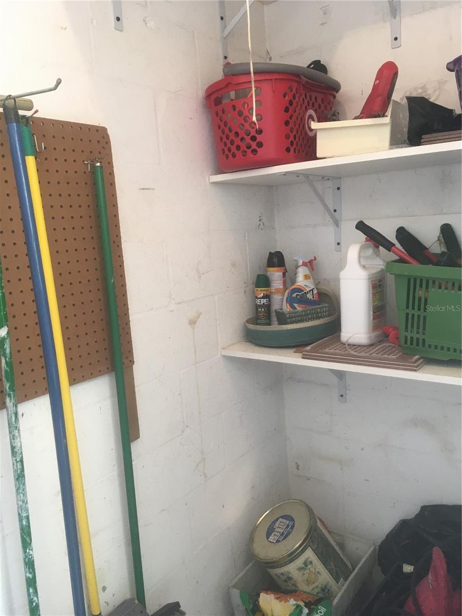 Rear Storage Closet