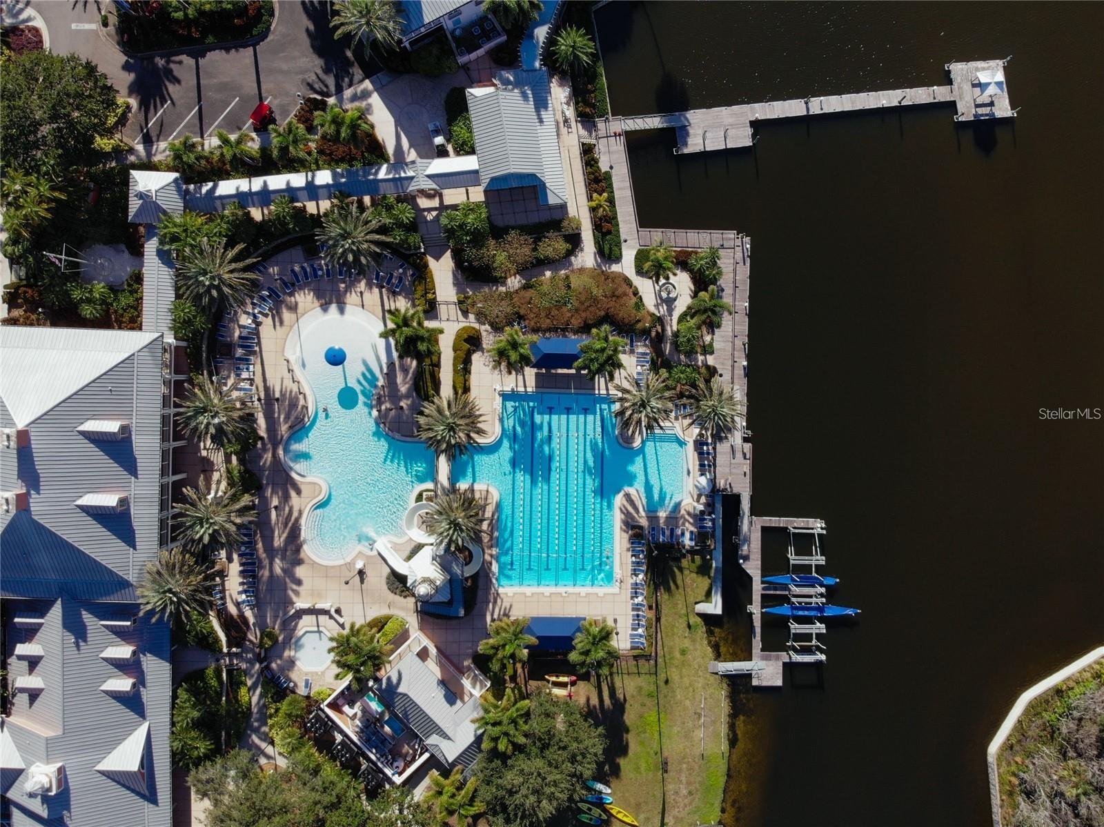 Aerial View Community Poo/Dock