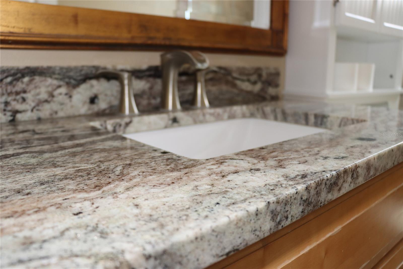 Hall bath granite