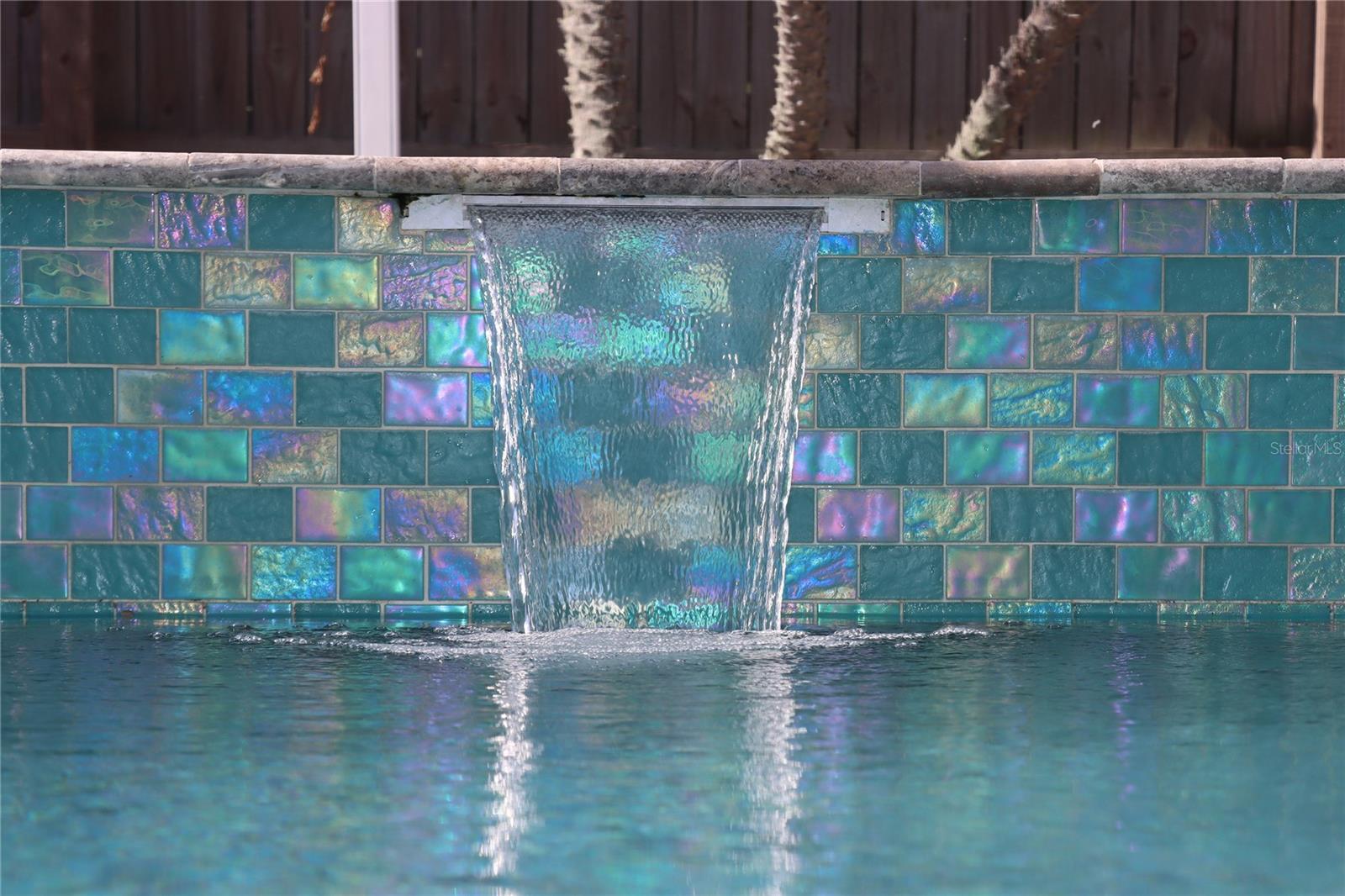 Waterfall feature