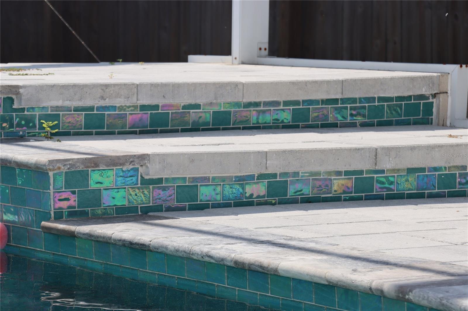 Pool patio detail