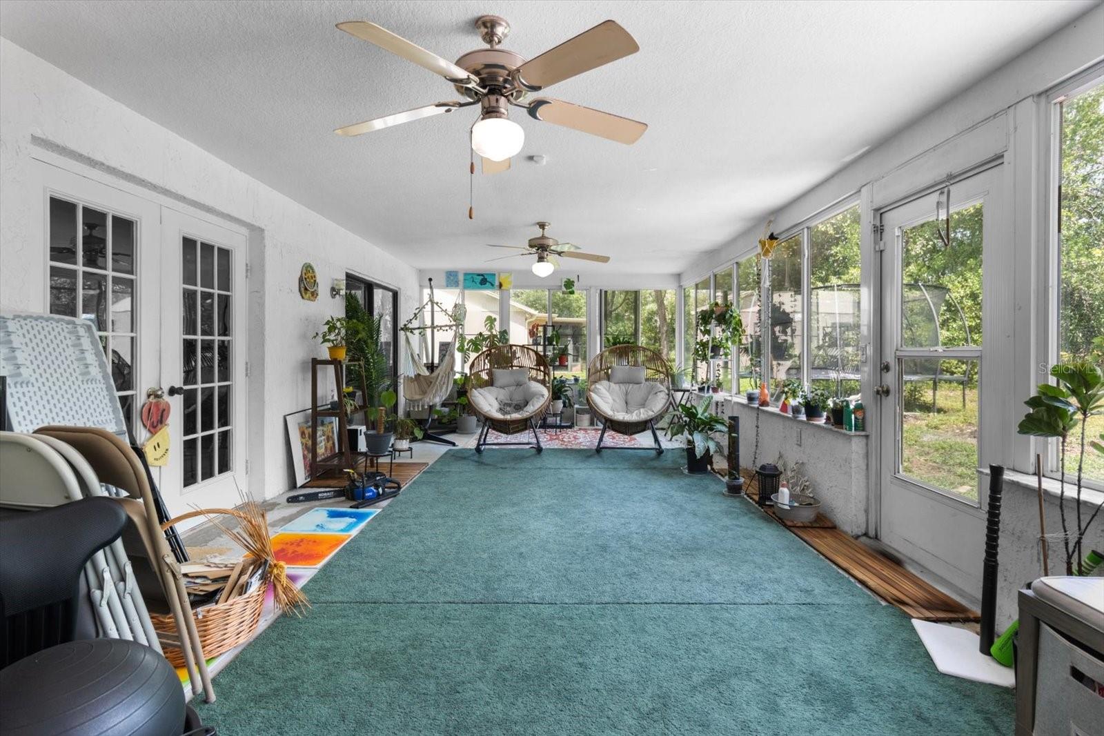 Enclosed florida room