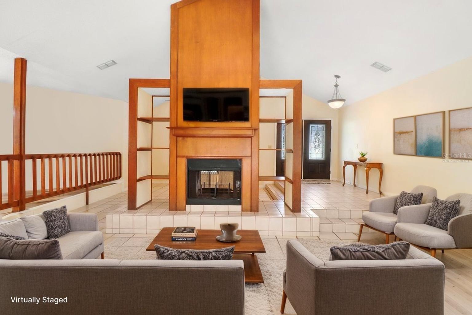 Family Room - Virtually Staged