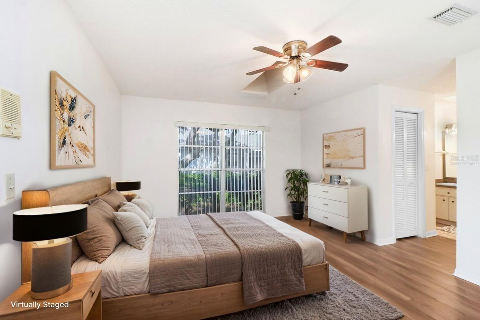 Master Bedroom - Virtually Staged