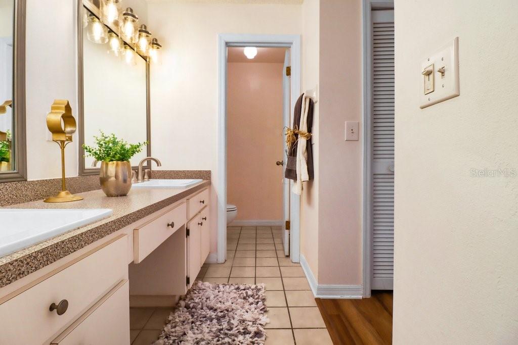 Master Bath with water closet