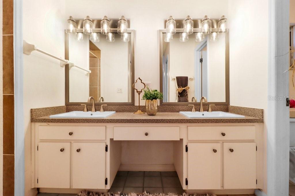 Master Bath with Double Sink