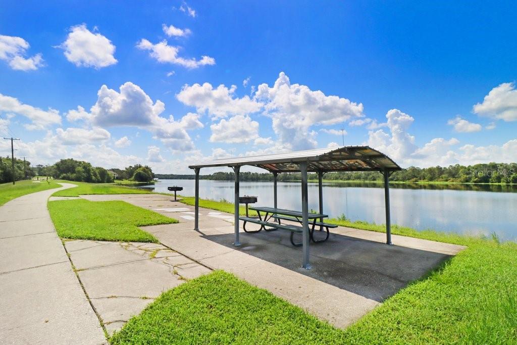 Community trail on Lake Grady