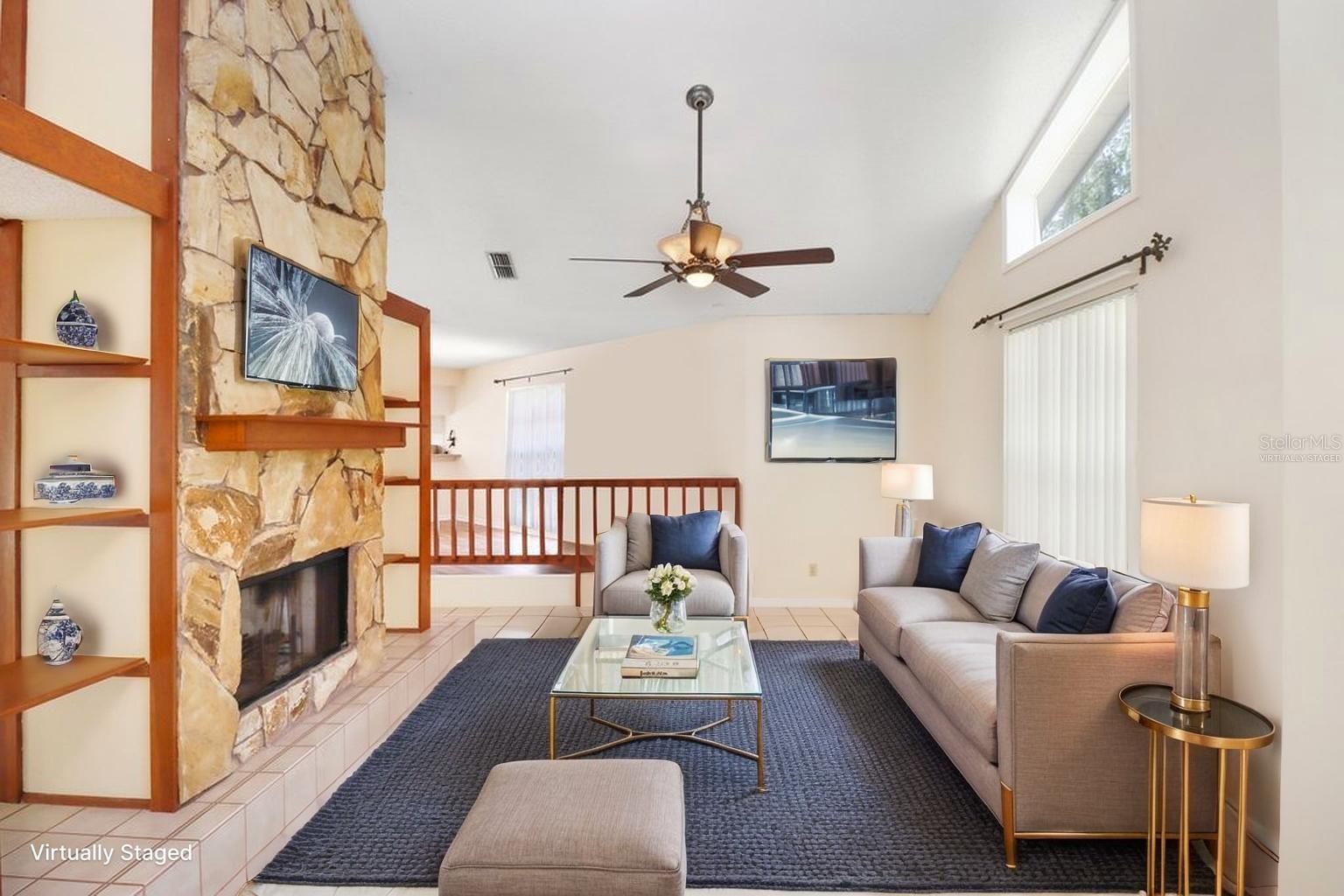 Living Room - Virtually Staged