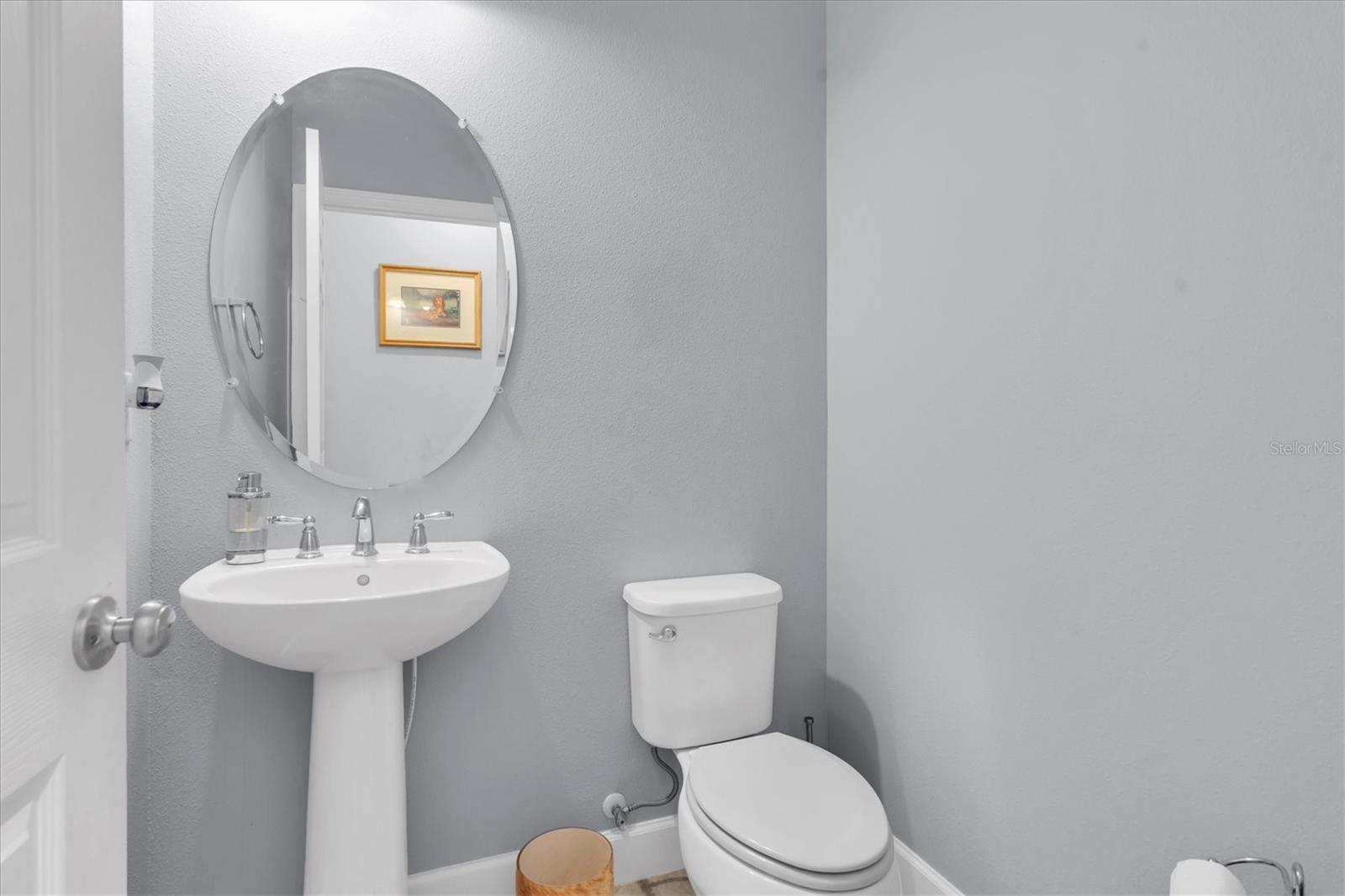 half-bath room downstairs
