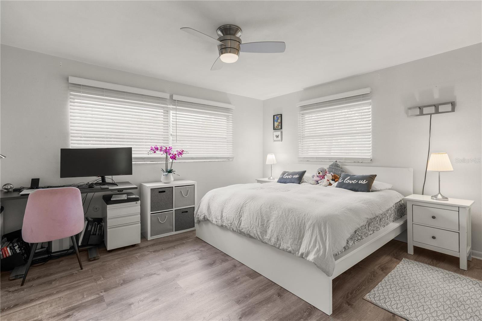 The master bedroom