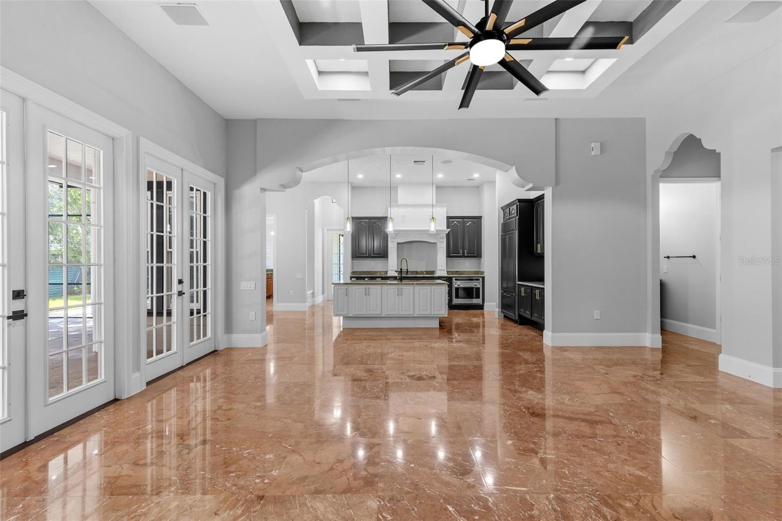 Family room and Kitchen
