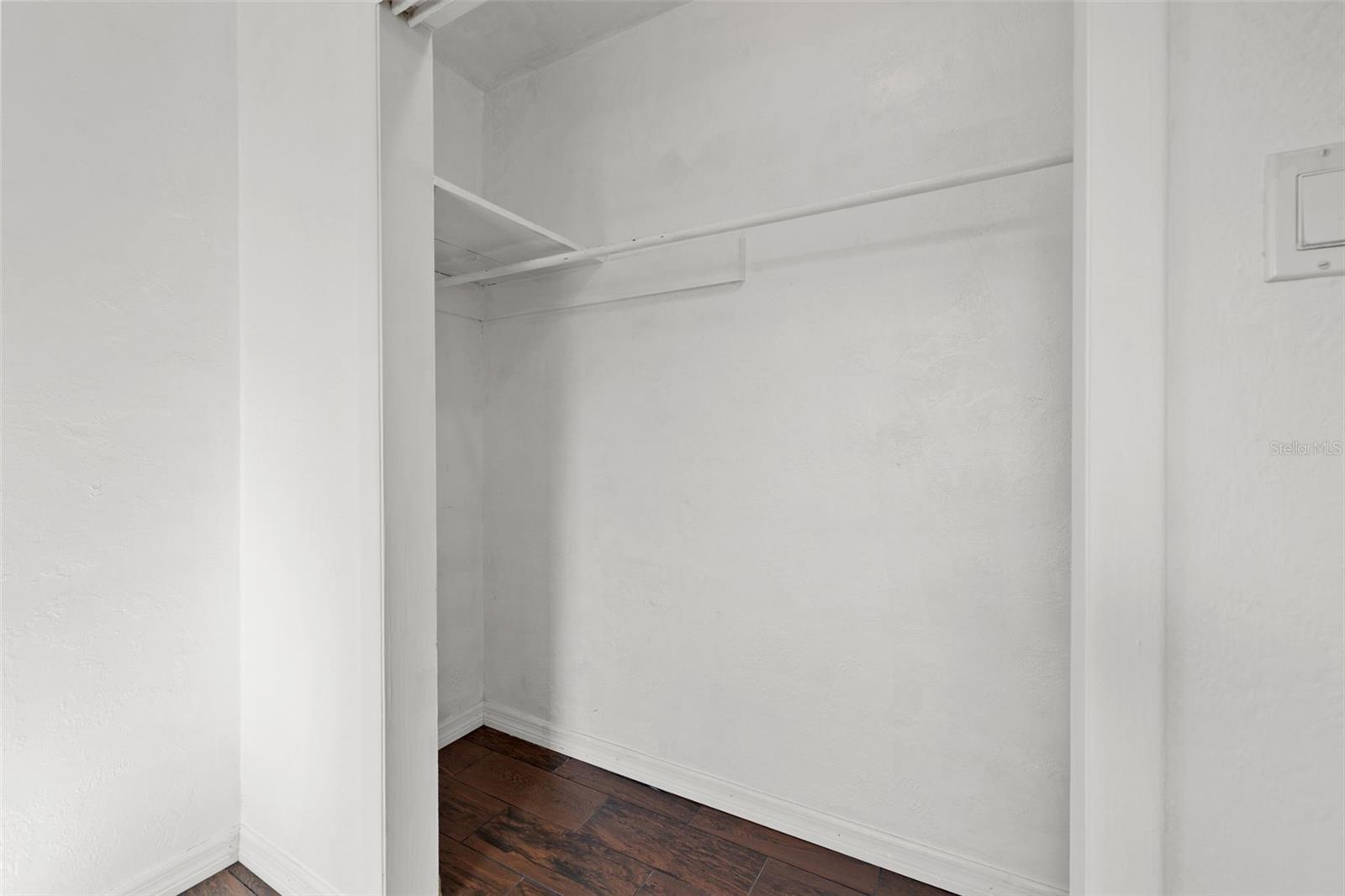 Spacious closet