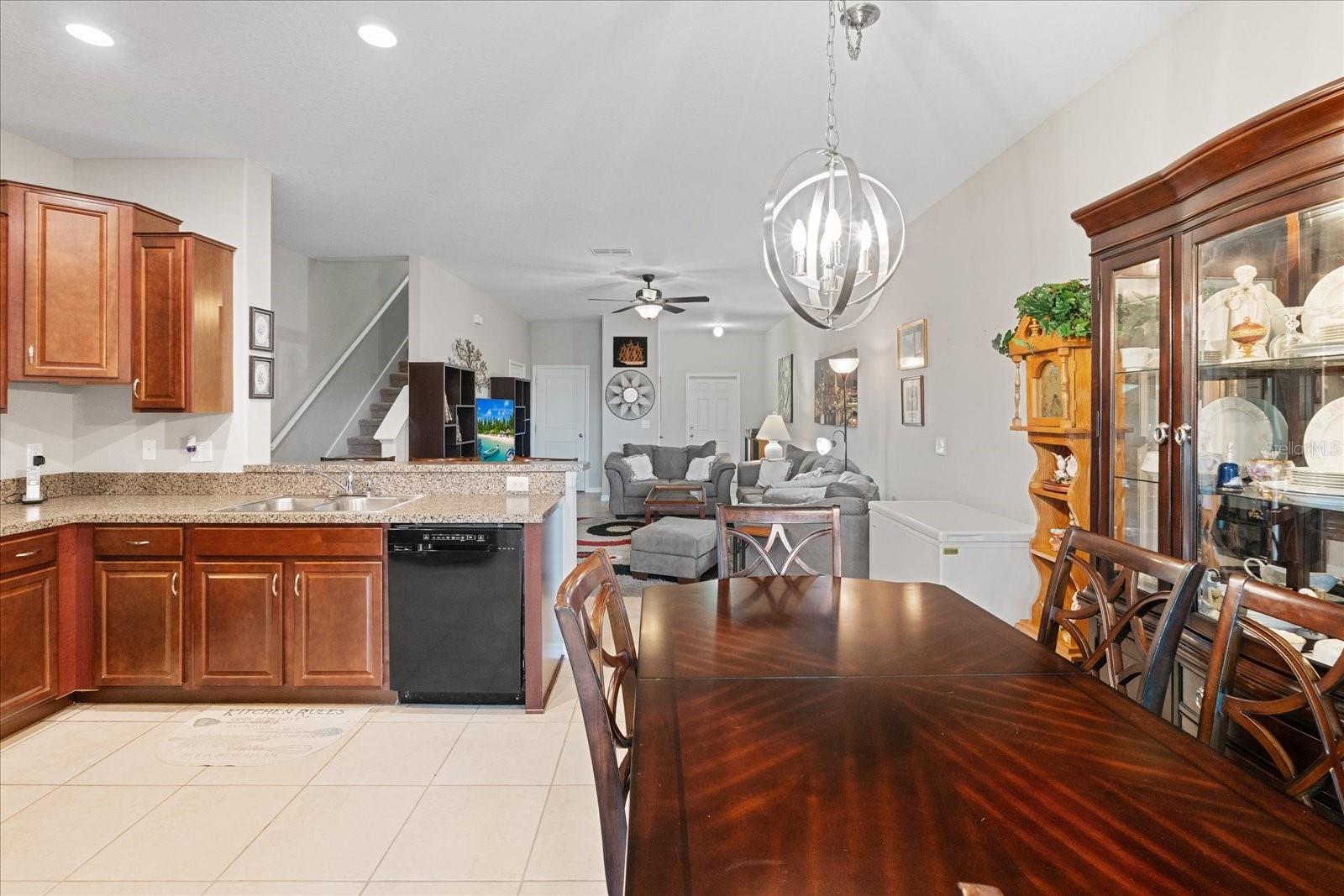 Dining and Kitchen Area