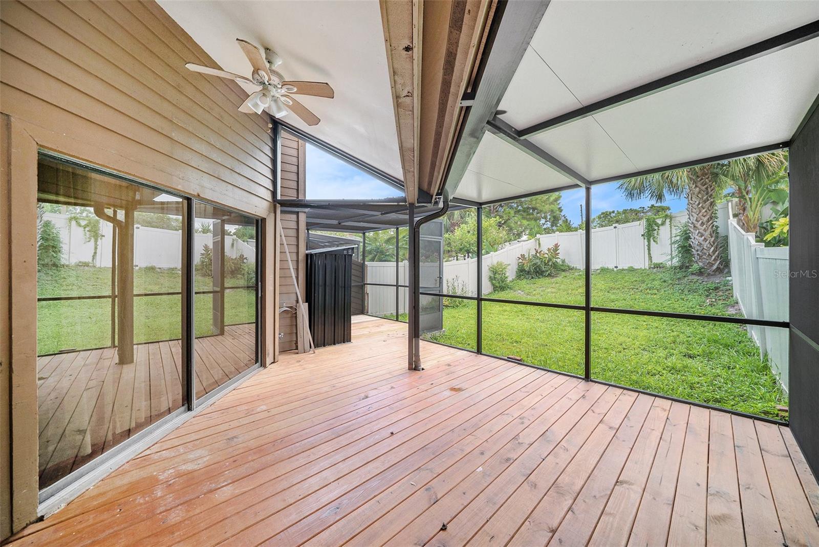 Balcony Overlooking Backyard