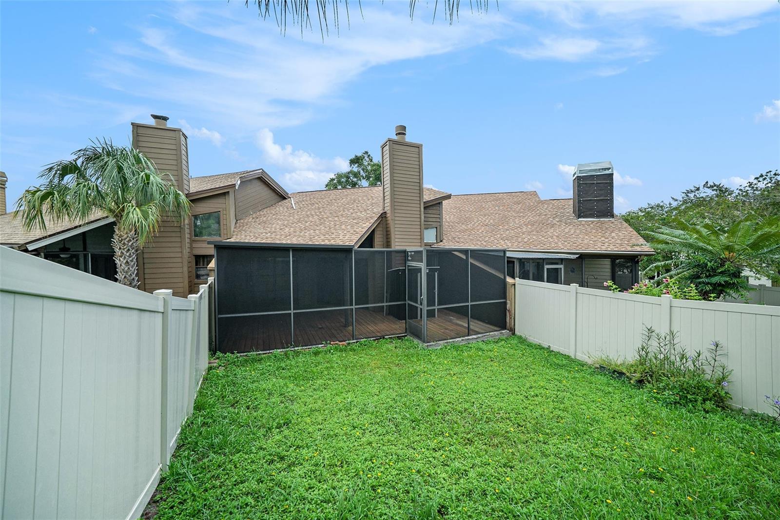 Backyard Fully Fenced