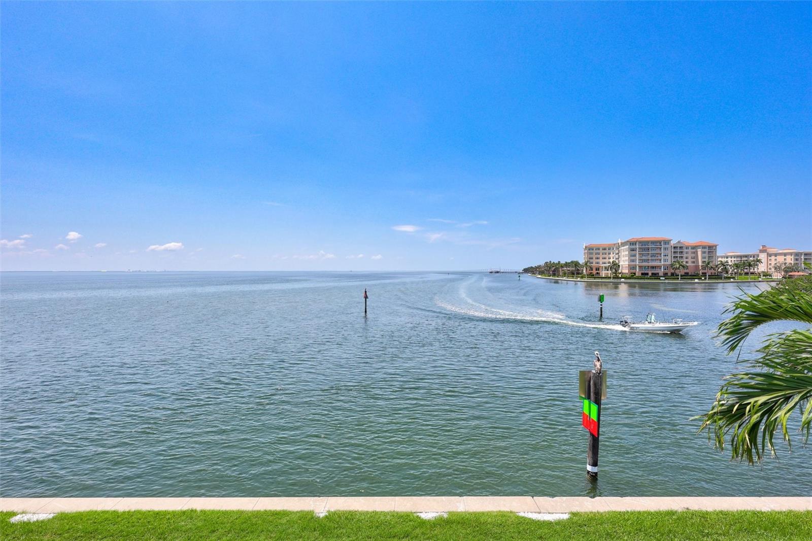 Water View from both living room and Kitchen