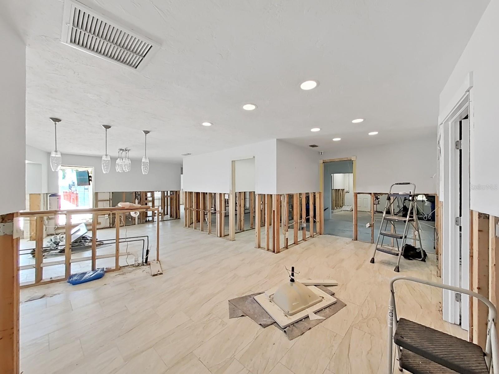 living room space