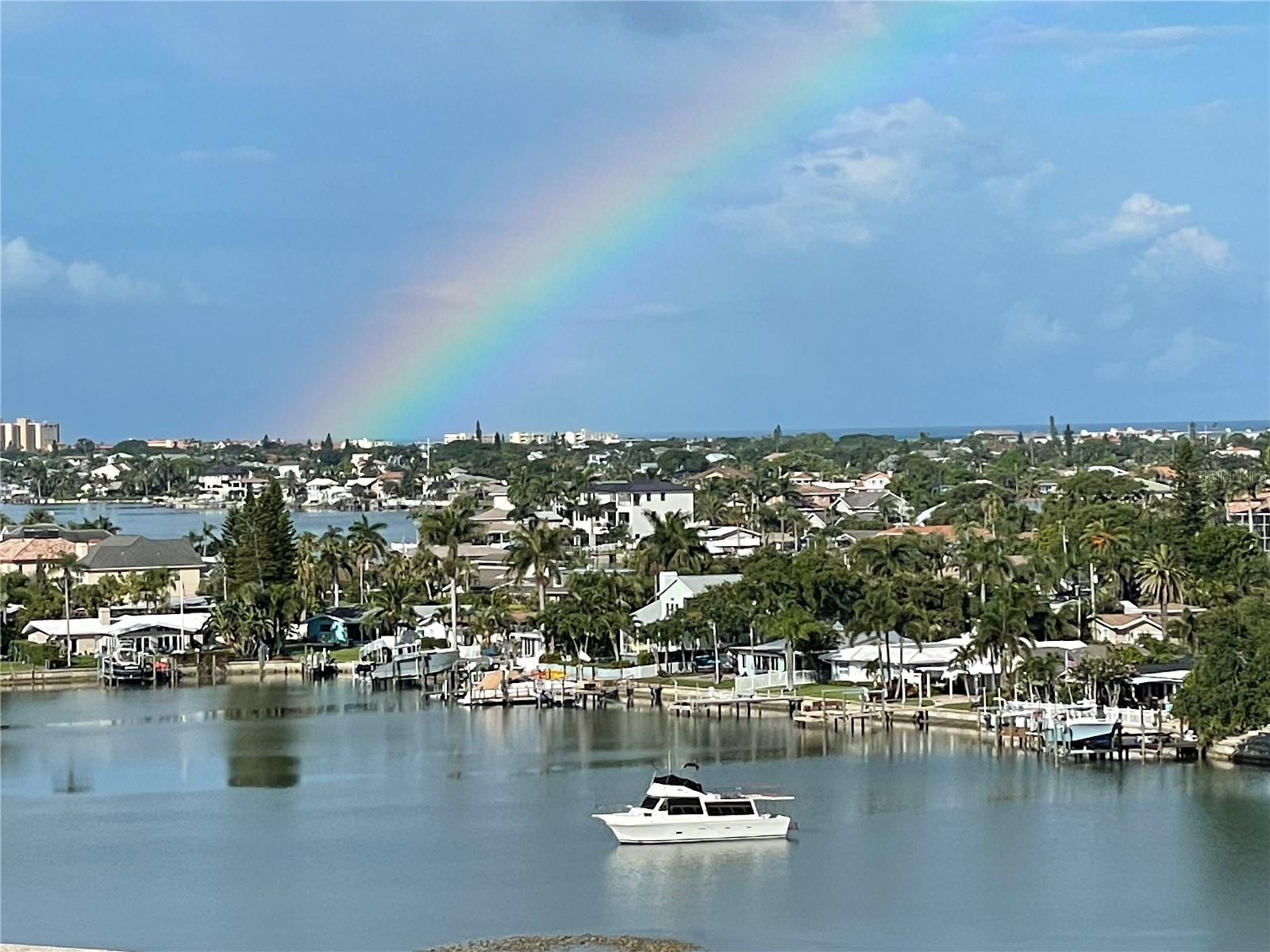 Water View with Rainbow