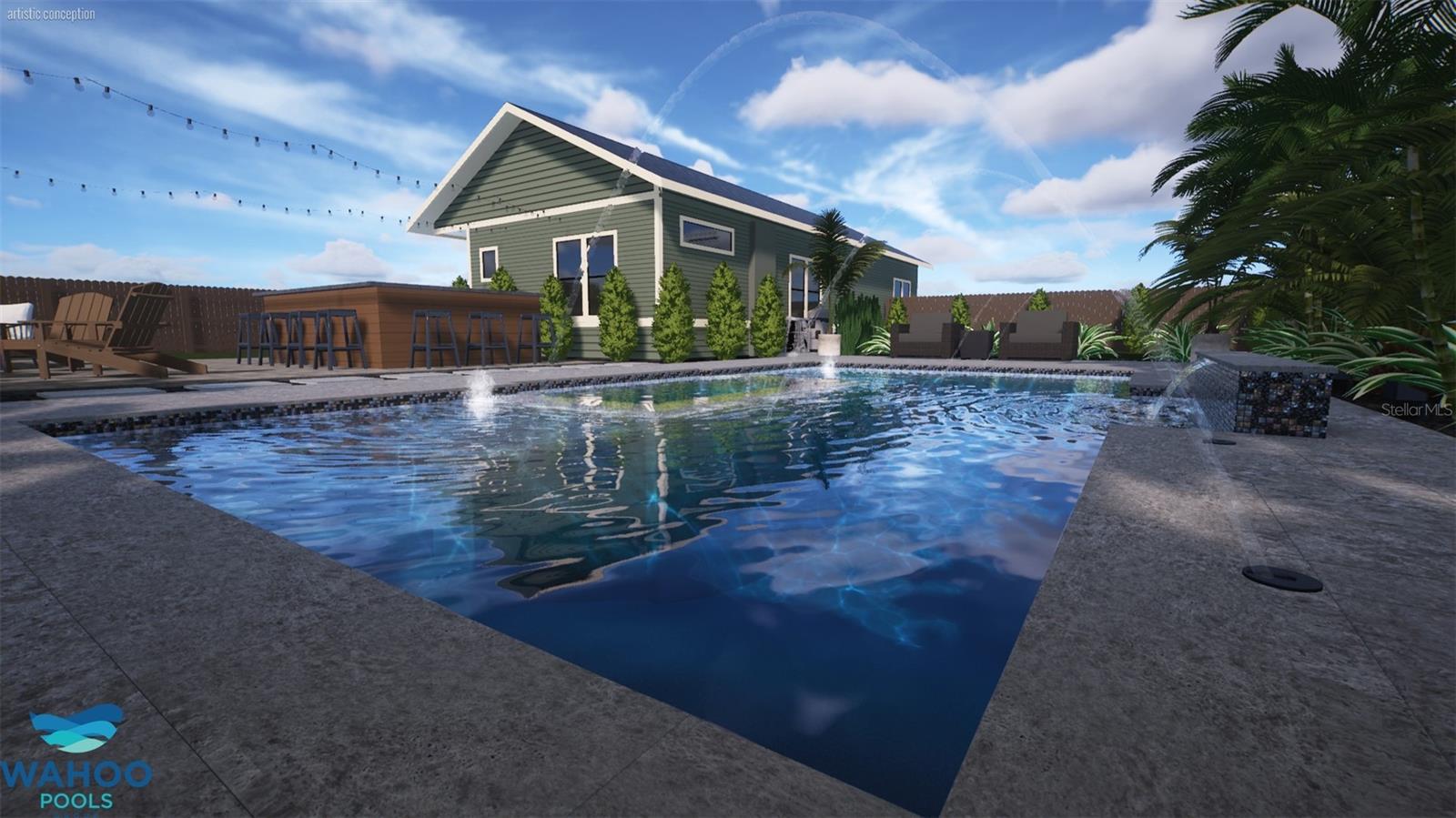 pool rendering for 117 W Fern