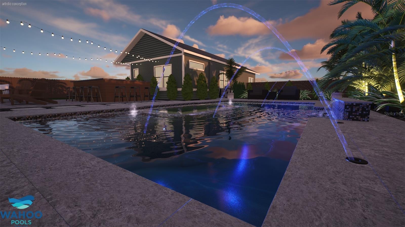 pool rendering for 117 W Fern