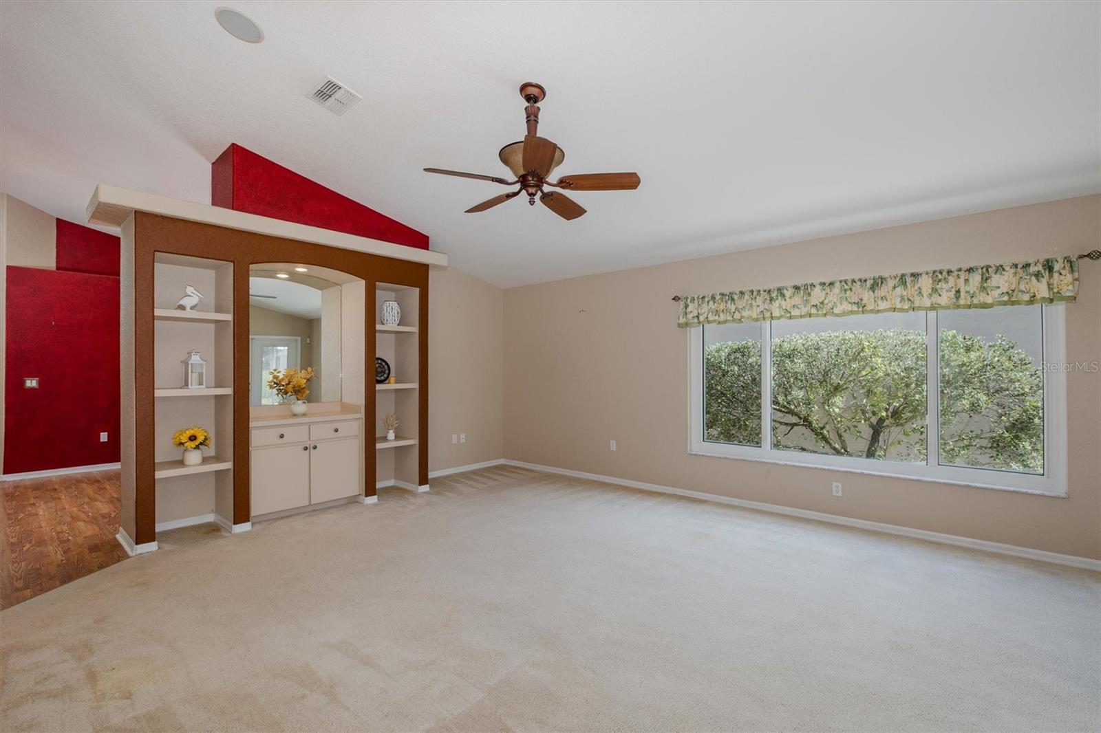 Living Room with Built-ins