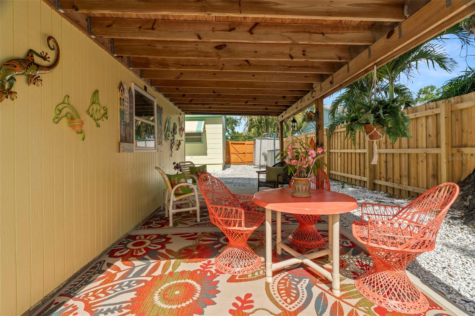 Carport or extra entertaining space?  You decided!